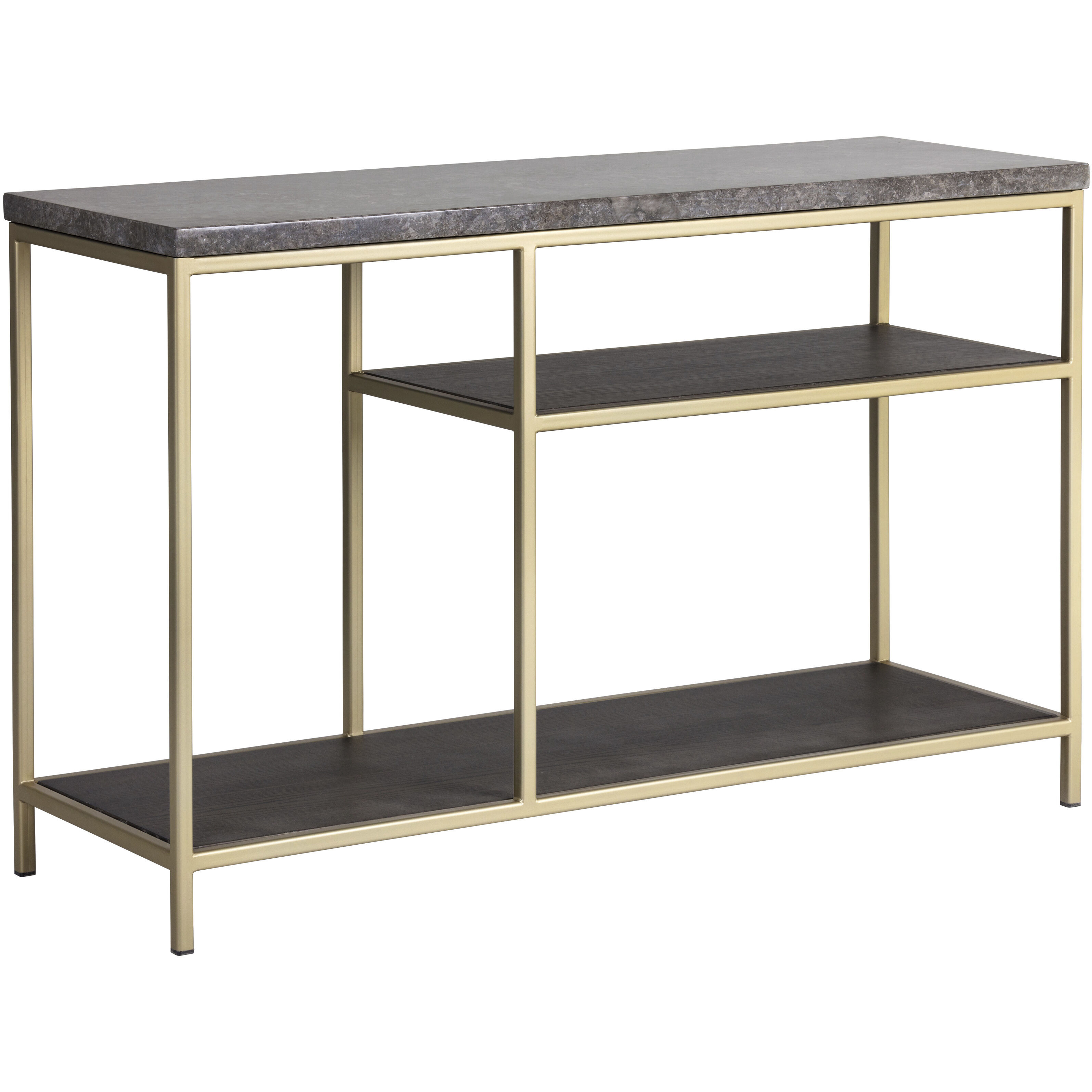 Arden 47.25 X 15.75 inch Grey / Gold Console Table